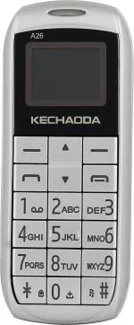 Kechaoda A26, Dual Sim, Silver, Feature Phone
