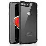 COBERTA Back Cover for Apple iPhone 8 Plus Back Cover Case - Black Transparent