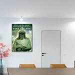 Surmul Multicolor Sunboard Medium Quotes Lord God Jesus Poster Removable Sticker