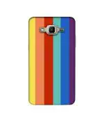 Casotec Rainbow Colors Design 3D Printed Hard Back Case Cover for Samsung Galaxy J2 Prime