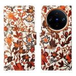 Dhar Flips Orange Pattern Flip Cover for VIVO X100 5G | Magnetic Case | Shock Absorbent | Flip Cover VIVO X100 5G