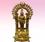 Brassaura Brass Golden Bala Ji God Idols for Home and Decor Decorative Showpiece - 42 cm (Brass, Gold)