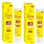 NUTRIGROW CARE Narica Care Sun Screen Lotion, SPF-50(60 ml)Pack of 2/protect for Oily&Dry skin