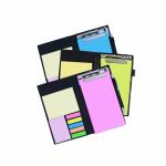 COI Memo Neon/Pink and Blue Note Pad Organiser/Memo Notebook Holder for Office and Gifting Purpose(Set of 3)