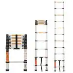 Equal 10.5 FT. Aluminium Folding Telescopic Ladder for Home & Outdoor