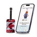 tag8 Canada Flag Tag Smart Bag tag |Trendy Luggage tag ID Identification National Flag Theme Fashionable Digital name tag | Airline compliant, SITA World Tracer Code Enabled | Travel Gift idea, Collectible