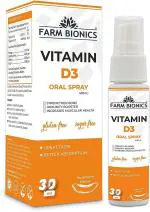 FARM BIONICS Flavour Vitamin D3 Liquid Oral Spray - 30 ml