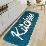 KAN-HOMZ Making Home Beautiful Super Smooth Stylish Microfiber Kitchen MAT (40x120) cm