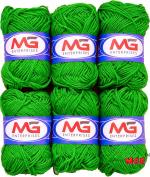 M.G Enterprise Wool Yarn, M.G Ball Parrot Pack of 6 pc 25 gm each
