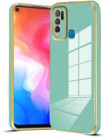 Mintak Vivo Y50 Mint Green Silicon 3D 360 Degree Protection Mobile Back Cover