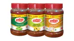 Darling Pickles : Mango Pickle 200g , Garlic Pickle 200 g and Lemon Pickle 200 g