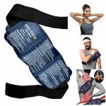 Healthtrek Hot and Cold Pack with Adjustable Straps for Shoulder, Knee, Back, Ankle Pain Relief (Pack of 1)