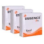 Essence Excel Soft 2 Ply Table Top Napkins luxurious Tissue Orange Pack of 3