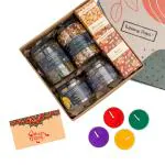 Tummy Pops| Diwali Gift Hamper| Natural Mukhwas Mouth Freshener & Chocolates Gift Pack - 585 g After Meal Digestives Mukhwas - Sweet Mouth Fresheners Homemade Mukhwas Churan Goli