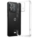 Fashionury Shockproof Back Cover Case for Motorola Edge 40 Neo 5G / Moto Edge 40 Neo 5G | Camera & Screen Protection | Ultra Clear Soft Silicone Back Cover Case for Motorola Moto Edge 40 Neo 5G