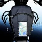 SAHARA SEATS Compatible with Meteor 350 Fireball/Stellar/Supernova Tank Cover (Black) (Mobile Tank Cover)