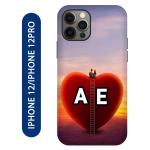 Voleano back cover for Apple Iphone 12,Iphone 12Pro, A, Love, E, letter, A, E alphabet, A, E word, A, E name, cases cover