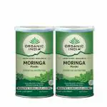 Organic India Moringa Powder 100g Can Pack of 2