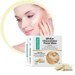 tavcha White Chocolate Face Wax Pack, Hair Removal Wax, Good for Upper lips, Chin, Cheek, Eye brow, Ear, Neck and For head.