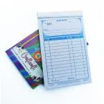 CRAFT WAFT Adil Cash Memo, Bill Memo, Credit Memo, Estimate Memo Ruled 100 Sheets(100 Printed+100 Plain Leaves) with serial number,Perforated for Shop,Office,Institute (18x11 CM) (5)
