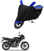 RONISH Waterproof Two Wheeler Cover for Bajaj (Pulsar 150, Black, Blue)