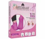 MEDIBAR Anti Heel Full Length Waterproof Rubber Socks Moisturizing Silicon Heel Peny Socks Pain Relief Foot Care Protector For Men & Women - (Size-Small)(5-6) Pink Pack of 1