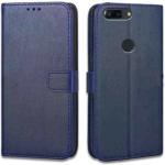 Clickaway Blue Leather Back Case Cover For One Plus 5T