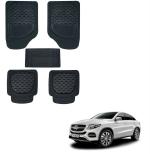 Kozdiko Black Car Mats For Mercedes Benz GLE Couple (Pack of 5)