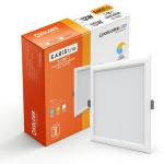 Kolors 12W 3 in 1 Colour Changing LED Panel Light, Square | Recessed Led panel lights for false ceiling | Switch between: Cool white, Warm white, Natural white