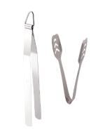 Urban Buy Stainless Steel Roti Chimta with Momo Tong/Chimta For Kitchen Use, (Pack of 2)