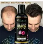 KURAIY Red Onion Hair Oil for Hair Growth & Hair Fall Control with Redensyl (50 ml ) & (MEN & WOMEN)