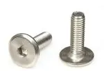 RELY (Pcs-25) M6x12 mm Stainless Steel JCB  Allen Head Furniture Screw with allen key 1 Pc | Stainless Steel Grade 304 Flat head Furniture Bolt for Crib Bunk Bed Furniture Cot, Barrel Bolt