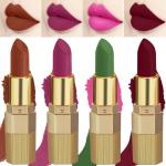 Perpaa Bold Maroon, Matte Rust Brown, Matte Magenta, Natural Pink Lipstick (Pack Of 4)