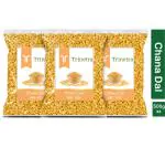 Trinetra Chana Dal 1500 g (500g X 3 Pack)