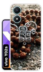 Snazzy Multicolor Silicon Shock Proof Back Cover for vivo Y02s