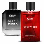 Beardo Godfather & Black Musk Perfume for Men, 100 ml x 2| EAU DE PARFUM | Premium, Strong & Long Lasting Fragrance for Men | Ideal Gift For Men