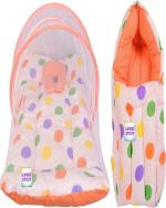 adore stuff Cotton Baby Bed Sized Bedding Set (Orange)