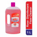 Niks Disinfectant Germs killing floor clenaer 1 Liter Rose Flavour | Premium qiality for Premium Flooring