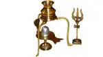 Navyaksh- NAVYAKSH Decorative Showpiece - 8 cm (Brass, Gold)
