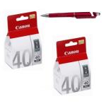 Canon PG 40 Twin Ink Cartridge (PACK OF 2) With 3in1 Multi-Function Mobile Phone Stand