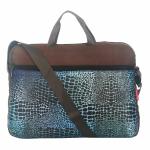 Harissons Bags Multicolor Polyester Alpha A3 Messenger Bag (HB1039BROWNROYALBLUE)