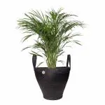 GIG Handicrafts Beutiful Recycled Tyre Planter with Handles Rubber Hanging Basket Plant Container Antique Eco-freindly Plant Holder for Decor and Gift (41 cm x 38 cm x 33 cm)