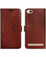 Malvi Gold Mi Redmi 3S Prime Brown Artificial Leather Flip Cover