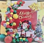 My Party Suppliers Merry Christmas Decorative Arland Arch Foil Balloon