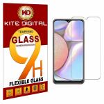 Kite Digital Samsung A10S Premium Tempered Glass Screen Protector Slim 9H Hard 2.5D (Pack of 2)