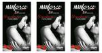 Manforce 3 in 1 (Ribbed, Contour, Dotted) Wild Strawberry Flavored Condoms - 10 Pieces (Pack of 3)