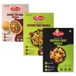 Your Cook Spices Kitchen King , Bombay Pav Bhaaji & Chaat Masala - Combo of 3 (Each Pack of 100 G)