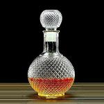 BOXOZA Ravizaa Clear Glass Spirit Decanters