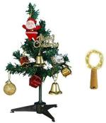 Green Plant indoor Generic 8 cm (0.26 ft) Artificial Christmas Tree (Green)
