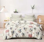 Home Designs Color16 Multicolor Cotton Printed Duvet Cover Set Double size